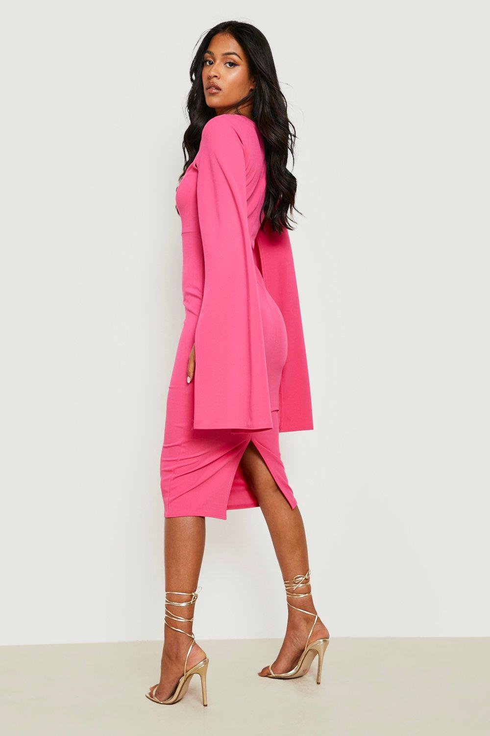 Boohoo dresses hot sale with sleeves